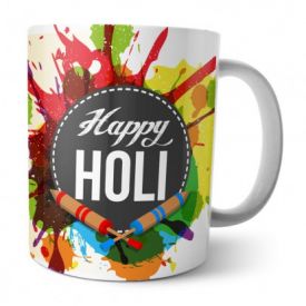 Holi Special White Mug