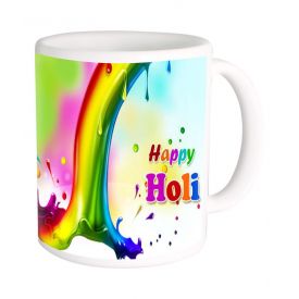 Holi Special White Mug