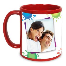 Red Photo Mug