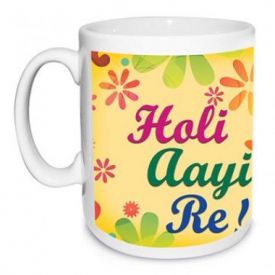 Holi Special White Mug