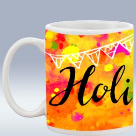 Holi Special White Mug