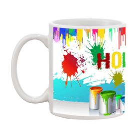 Holi Special White Mug