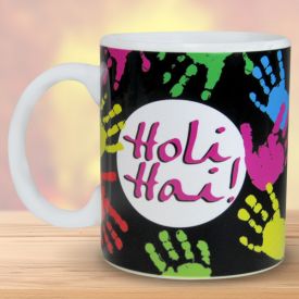 Holi Special White Mug