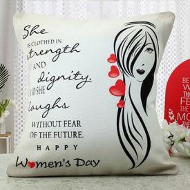 Women's day special cushion