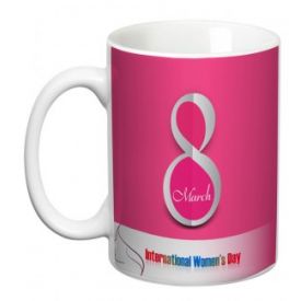 Beautiful designer mug for women's day