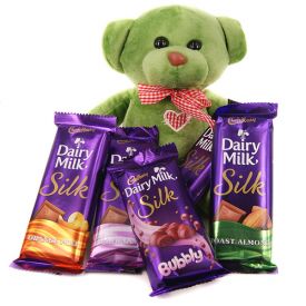 Teddy N Dairy Milk Silk