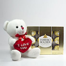 Rocher with Soft Toy