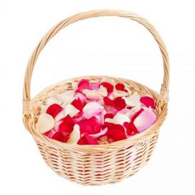 Basket Of Mixed Petals