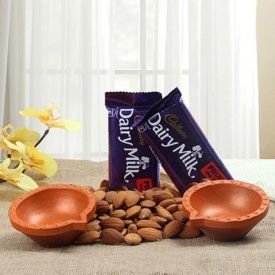 Dry Fruits With Choco And Diya