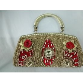 Red Casual Clutch