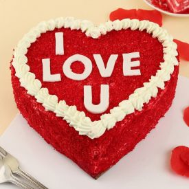 Heart Shape Red Velvet Cake