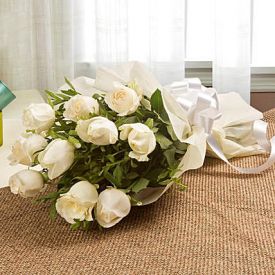 White Roses Bouquet