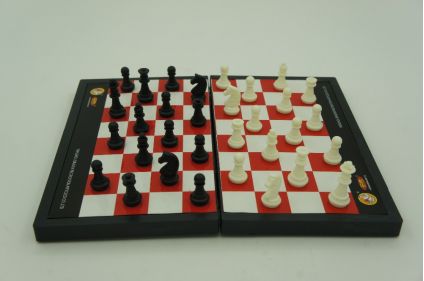 Folding chess board game