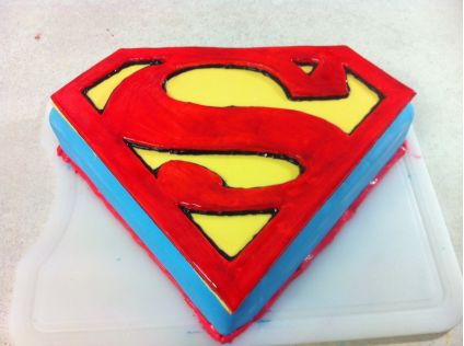 Superman Cake