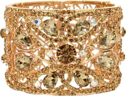 Crystal Bracelet Gold plated