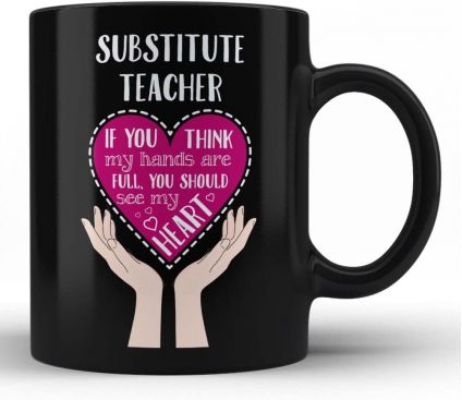 Best substitute teacher mug/ cup ringer mug