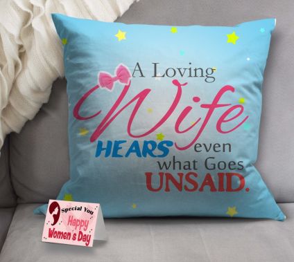 Woman's day cushion