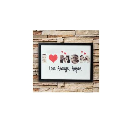 Personalized Love Alaways Frame