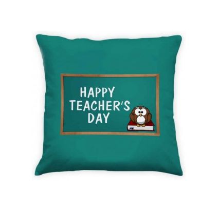 Teachers Day Green Cushion