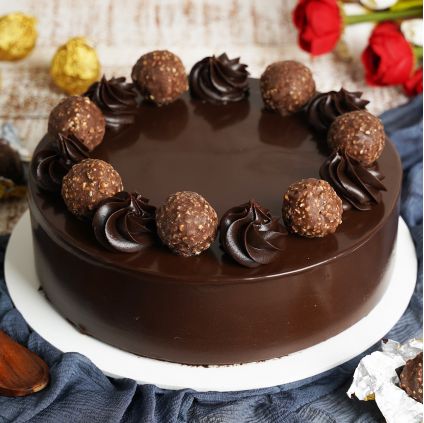 Chocolate Rocher Cake