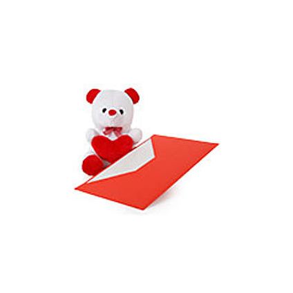 6 inch Teady Bear with Greeting card