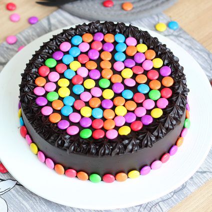 Chocolate gems cake