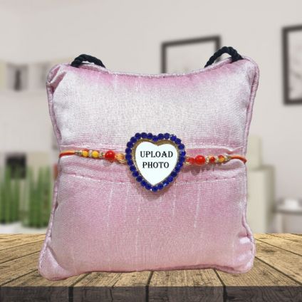 Personalized Heart Rakhi With mug