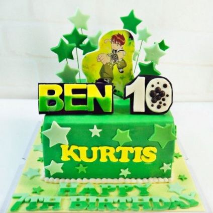 3 kg Ben 10 Fondant cake