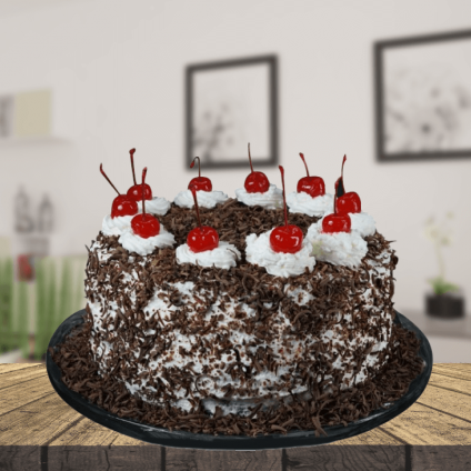 Black forest with 3KG fruits basket