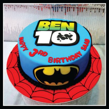 Ben 10 fondant cake