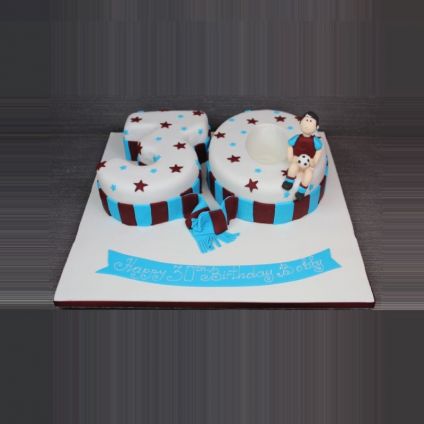 Black N White Fondant Cake