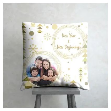 New Year Cushion Cover.