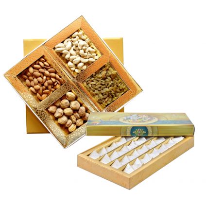 Dry Fruits with Kaju Katli