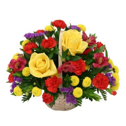 Basket of 20 Mixed flowers