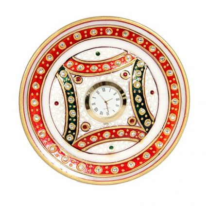 Round Marble Watch