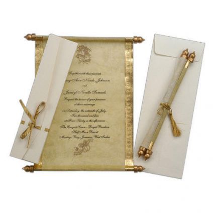 Couple personalized scroll