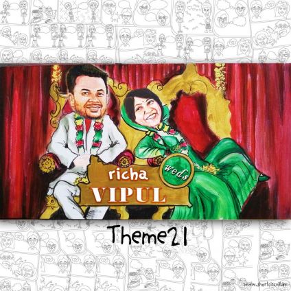 Caricature Namelpate Theme 21