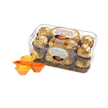 Ferrero Rocher With Diwali Crakers