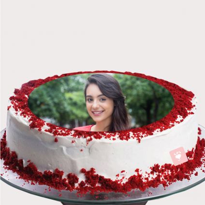 Red Velvet Photo Cake