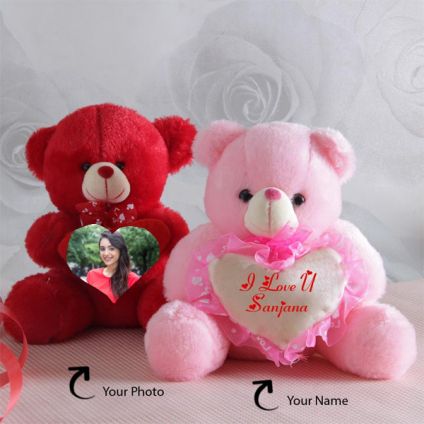 Personalized Teddy Couple