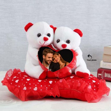 Photo Personalized Teddy Couple