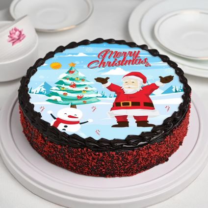 Santa Claus Christmas Cake