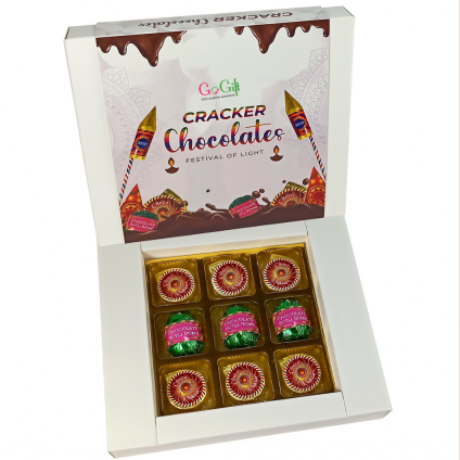 9 Pcs Handmade Diwali Chocolate