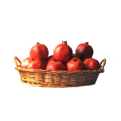 Pomegranate with Basket