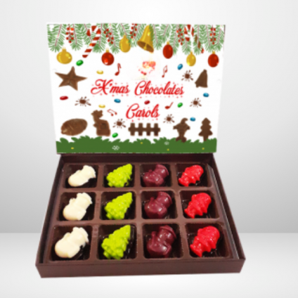 Christmas chocolates basket