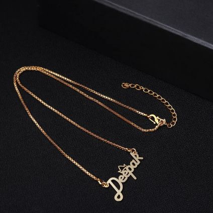 Gold style necklace