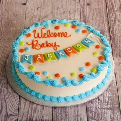 Baby shower cake