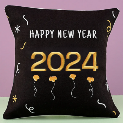 New Year 2018 pillow