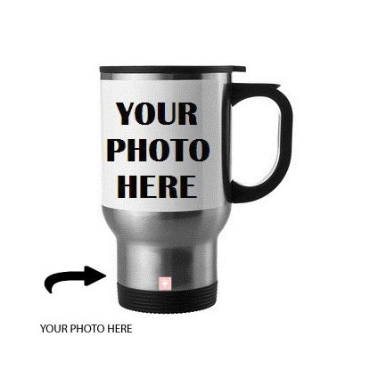 Customized Steel Mug With Photo