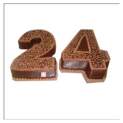 Chocolate Number Cake